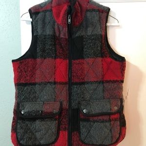 Plaid vest